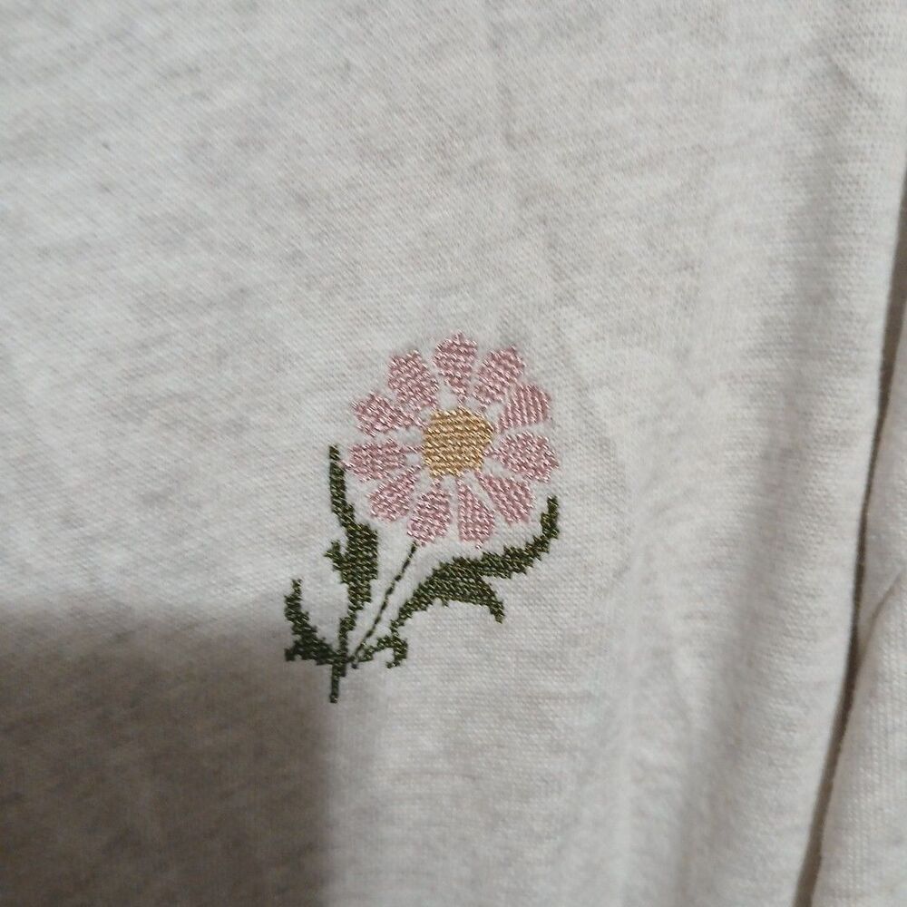 Maurice Hoodie Size Large Womans Embroidered Floral - Picture 4 of 10